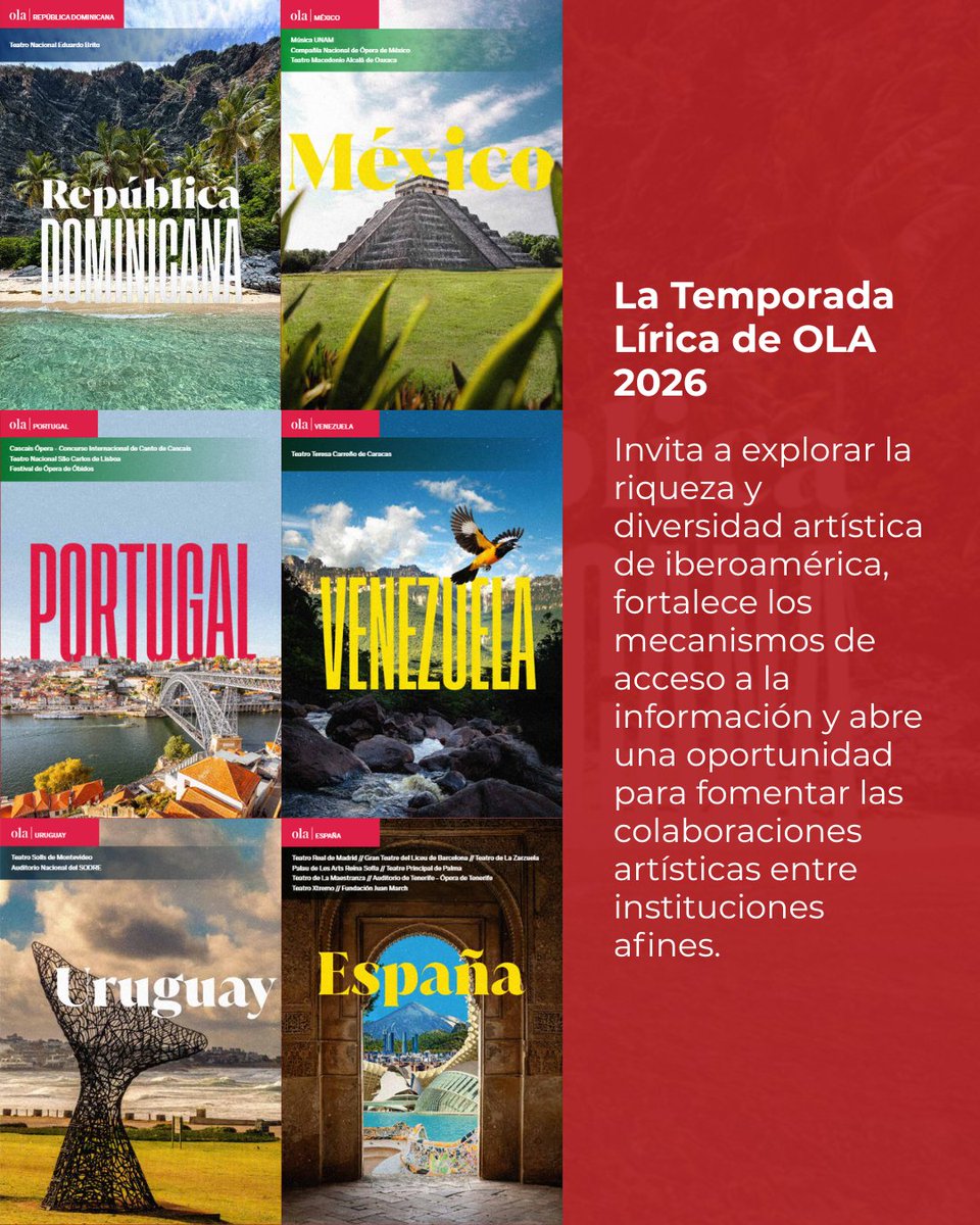 TN_EB's tweet photo. El Teatro Nacional Eduardo Brito como "Epicentro cultural del Caribe" en la edición especial de la revista española Ópera Actual, junto a más de 40 teatros, festivales y compañías líricas de la red Ópera Latinoamérica 🎭🌎

Lee la revista completa aquí 👇
https://t.co/2Sy0fUUNcu https://t.co/PSO0qQJGOS