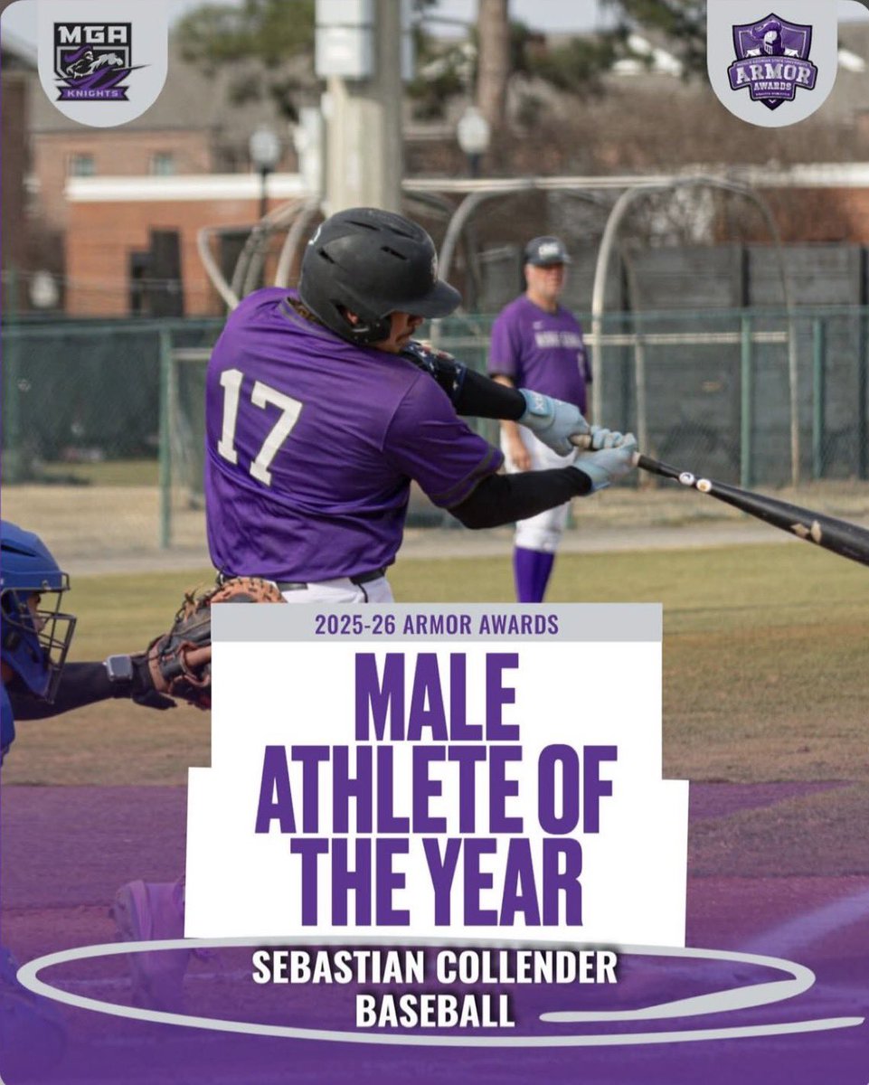 cbass_7's tweet photo. Truly honored to receive Male Athlete of the Year. Couldn’t have done it without God my coaches, teammates, and family thank you for always pushing me to be better. This one’s for all of us. @M_G_Baseball @CoachStevensMGS @CoachCC16 @Nailsnelson @DevelopPitchers @CoachCoxBSB https://t.co/kolF85Jlnx