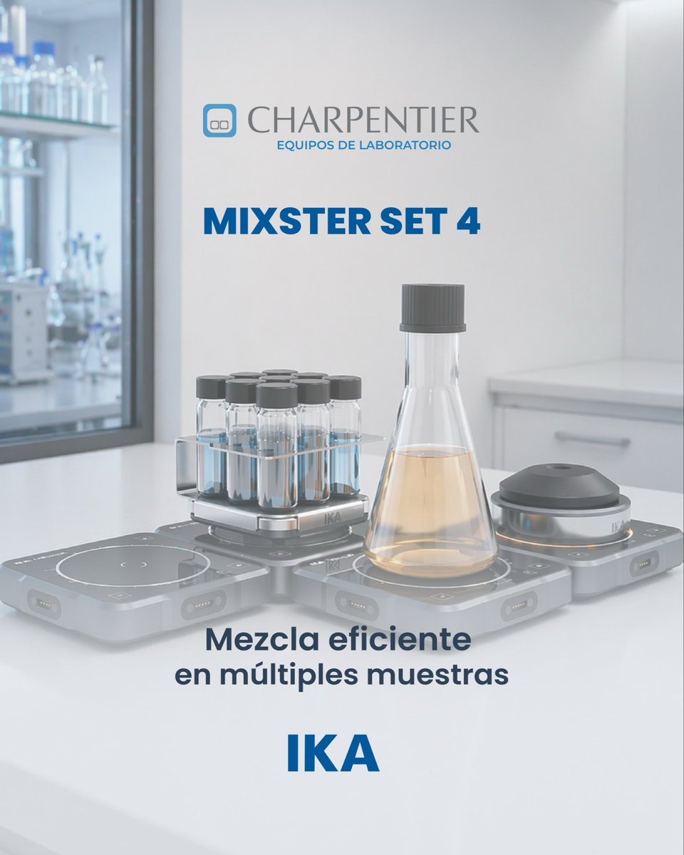 CharpentierPy's tweet photo. IKA eleva el estándar del laboratorio moderno 🧪🥽  Precisión, conectividad e innovación en una nueva generación de soluciones científicas ✅  Una marca que impulsa la evolución del laboratorio a través de tecnología avanzada, diseño funcional y eficiencia en cada proceso. https://t.co/5Nk2JYHjBs