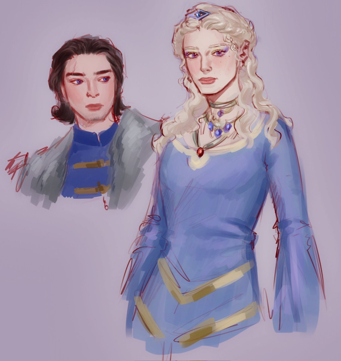 Mabeeellee's tweet image. My original characters Lancelot and Liene

#OC  #OCcontent  #medieval