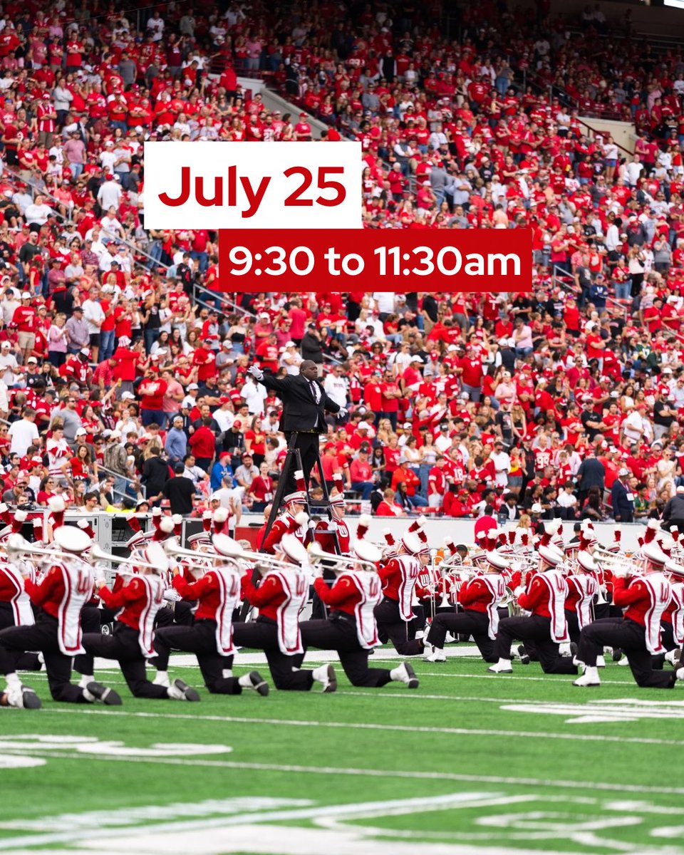 badgerband's tweet photo. Thinking about joining us? Start here.

Our FREE Summer Clinics are your first step to learning the style, meeting the staff, and getting ready for auditions.

🥁 Required for drumline
🎺 Optional for winds

Come prepared. Leave ready for Reg Week.

#EatARock #OnWisconsin https://t.co/hfx6MR2Xtk
