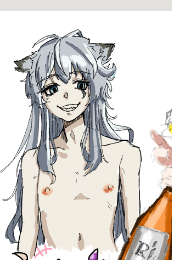 上半身裸ラップランド(男の娘なので恥ずかしくない)