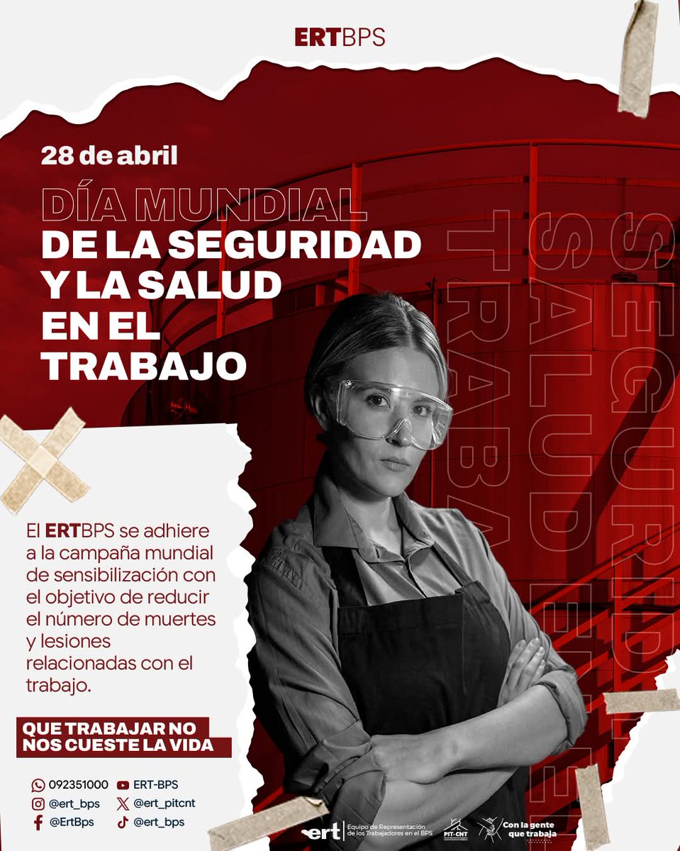 ert_pitcnt's tweet photo. Que trabajar no cueste ni la salud ni la vida! https://t.co/ChPjs4pWVB