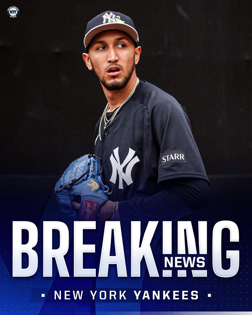 NewsBronx's tweet photo. BREAKING: The #Yankees are calling up No. 3 prospect Elmer Rodríguez to make his Major League debut tomorrow against the #Rangers, Aaron Boone announced on @TalkinYanks. 

Rodríguez has a 1.27 ERA in four starts this year with Triple-A Scranton/Wilkes-Barre. https://t.co/lKVM6Sy3qf