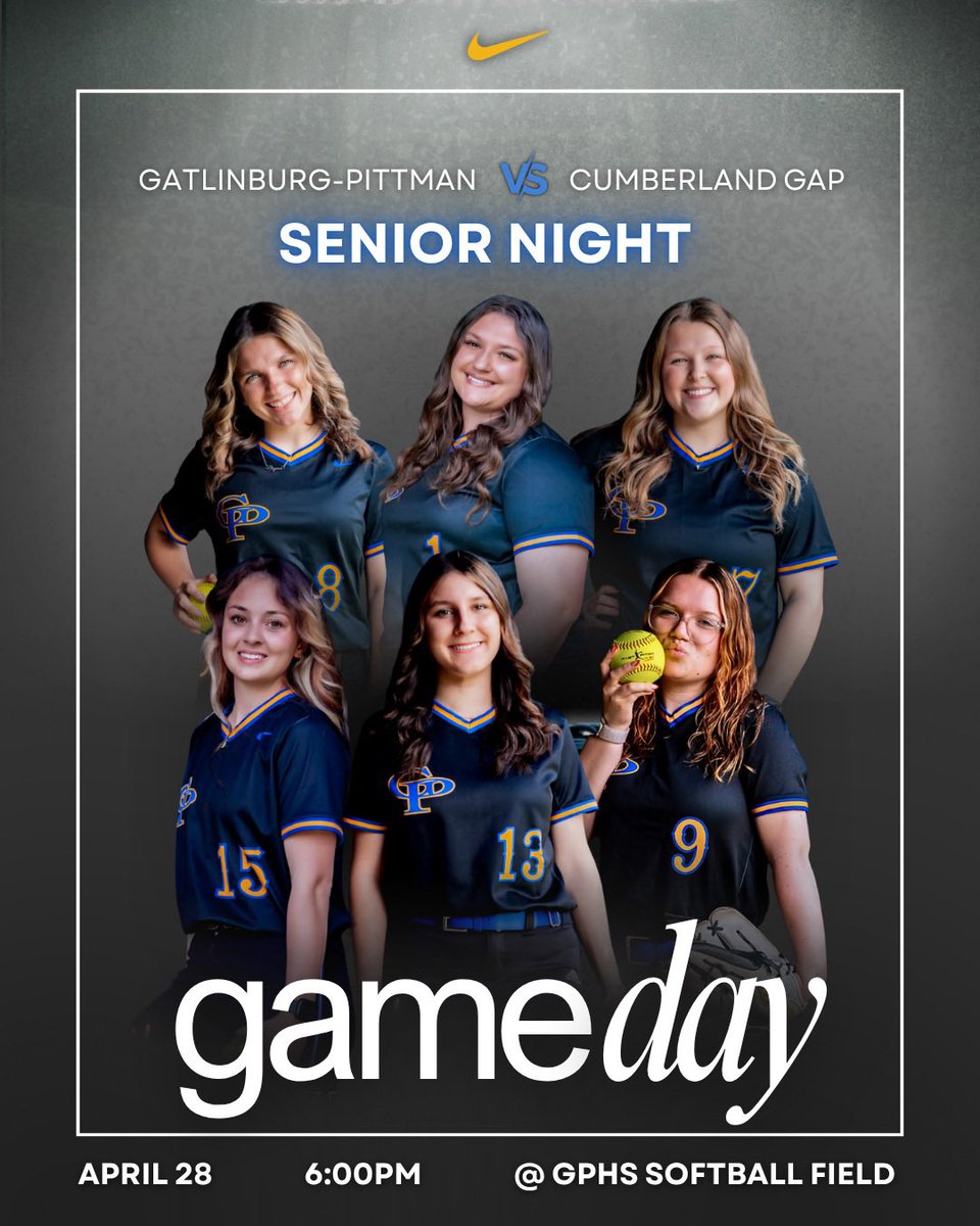 GPHS_Softball's tweet photo. It’s senior night!!!! Come out to Mills Park and help up celebrate our Lady Highlanders 💙💛 

- Senior night ceremony @5:30pm 
- Game time @6:00pm https://t.co/m3j0CAHpGM