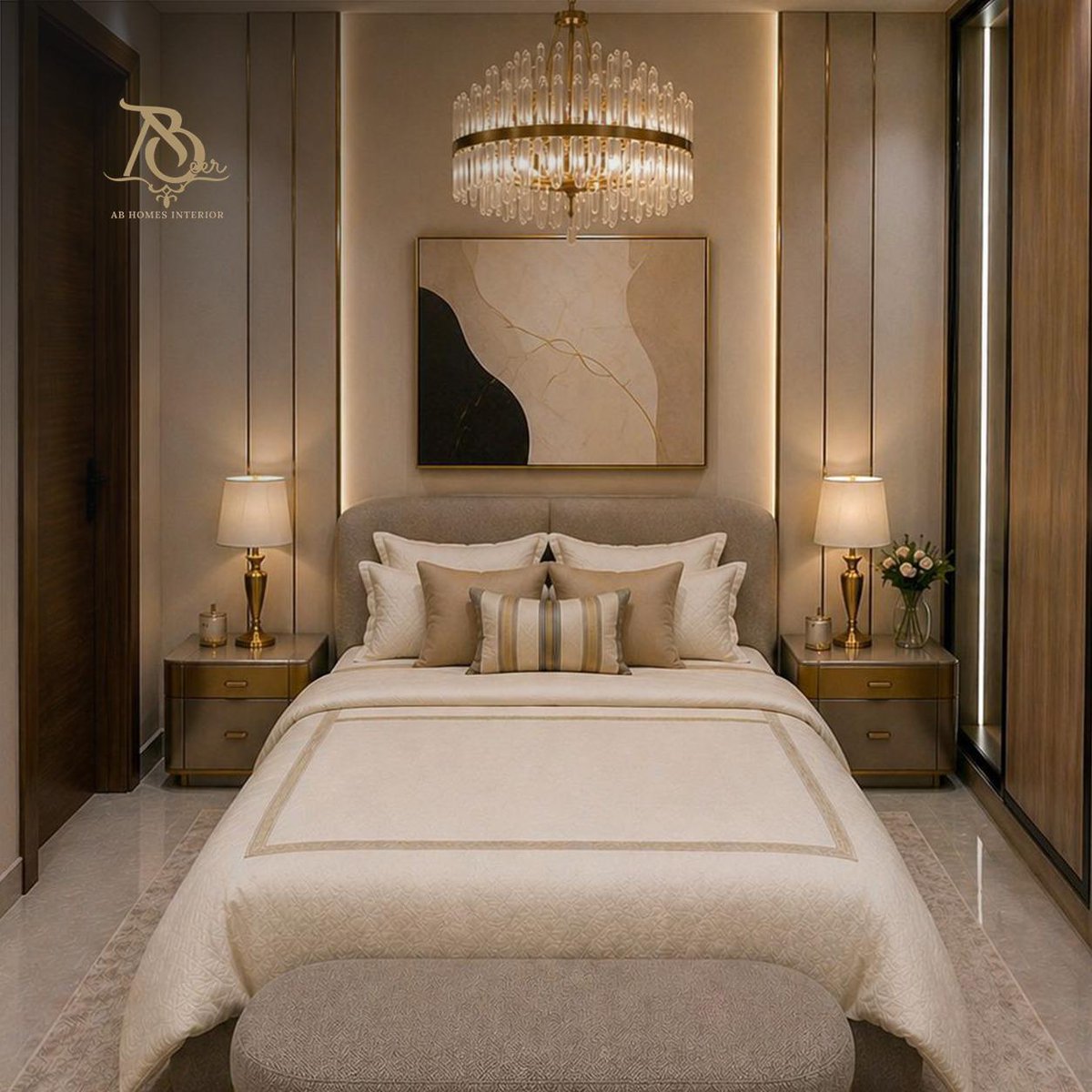 ABHOMESINTERIOR's tweet photo. This is where the day ends…and comfort begins.

A bedroom designed to slow everything down,
with soft tones, balanced textures,
and details that don’t ask for attention… but earn it.

Fully executed by AB HOMES
using carefully selected materials and premium fabrics.

#ABHomes https://t.co/RimOcdVv88