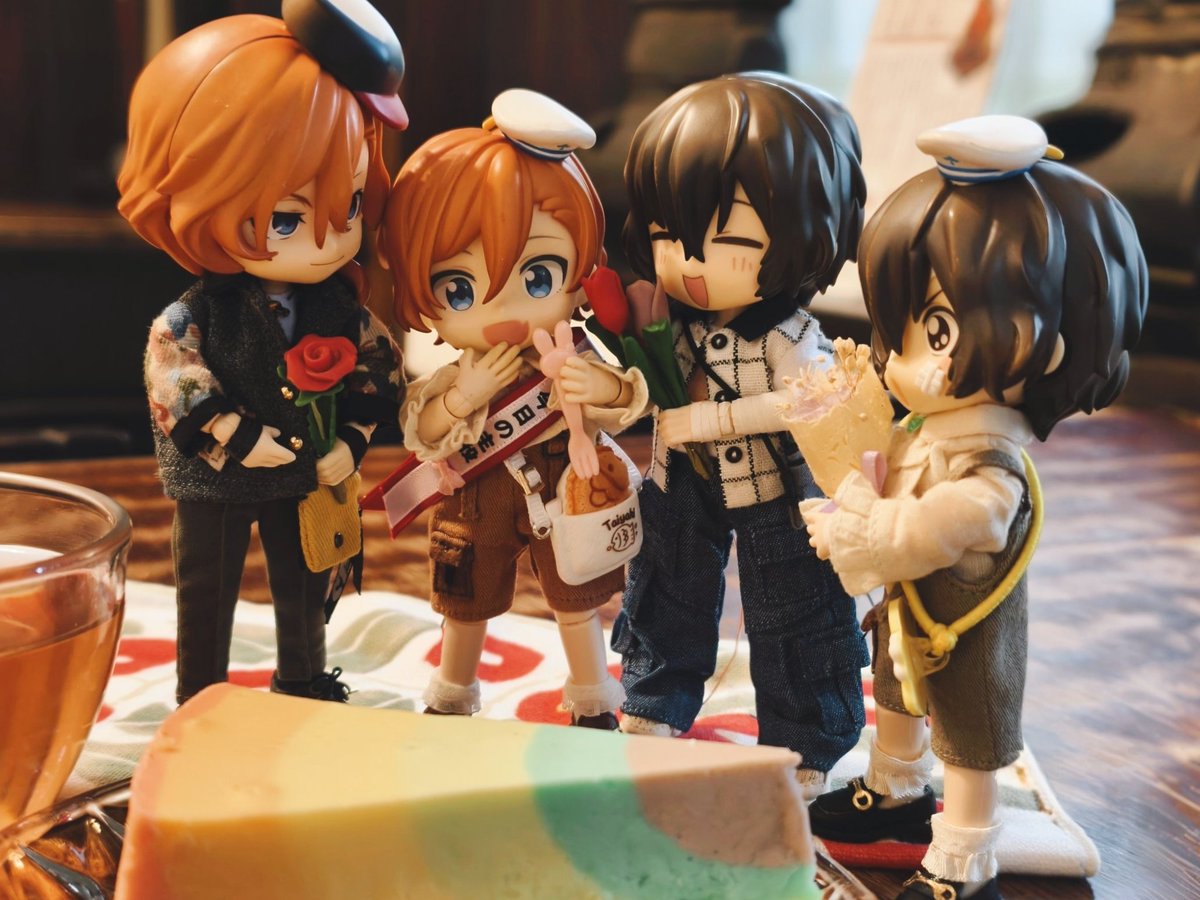 お誕生日おめでとうございます✨☺️💕
大好きだよ🥰💕💕

#4月29日は素敵帽子君の誕生日
#文スト最小幹部生誕祭
#文スト最小幹部生誕祭2026