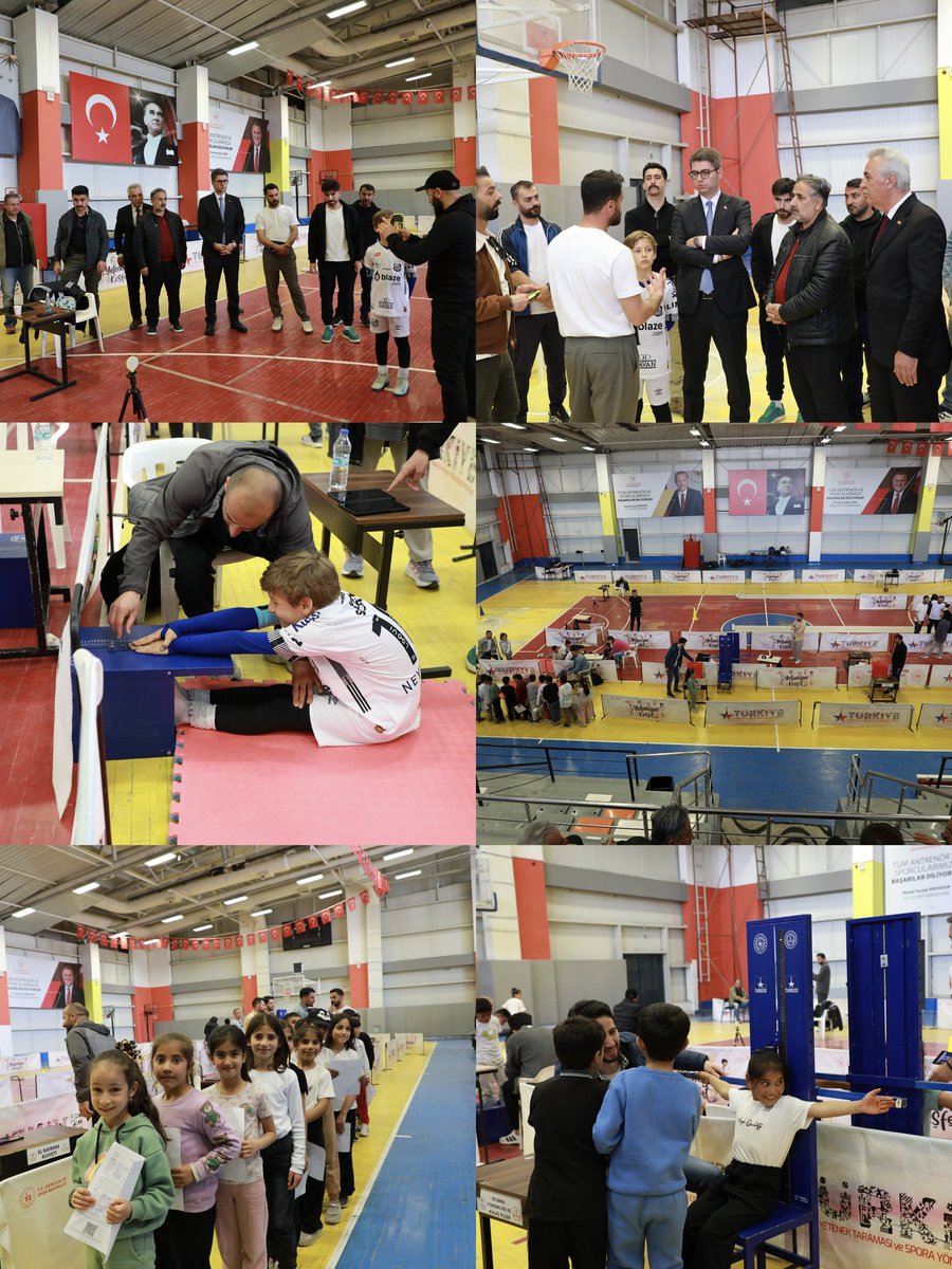 erciskaymakamlk's tweet photo. 12 Dev Adam Spor Salonu’nda düzenlenen Sportif Yetenek Taraması ve Spora Yönlendirme Programı’na Kaymakamımız Sn. Murat KARALOĞLU, beraberinde Erciş Gençlik ve Spor İlçe Müdürü Sn. Harun YAŞAR ve Erciş KYK İlçe Müdürü Sn. Burhan FENER ile birlikte katıldı.

@karaloglu_murat https://t.co/lGABoX9Kav