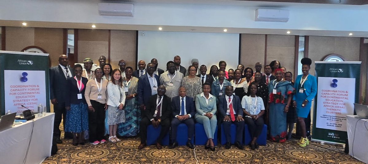 AUCEducation's tweet image. These clusters will serve as the engine room for continental #Education reform, bringing together experts and partners to move from policy to action. By working in unity, we are ensuring that every AU initiative translates into real progress for African classrooms and workshops.