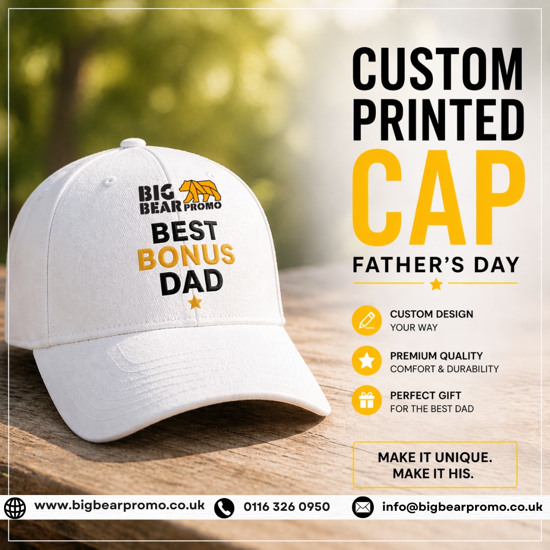 BIGBearPromoUK's tweet image. Custom printed cap....
FATHER'S DAY 
#customprinted #CAP #branding #logoprinting #bigbearpromouk