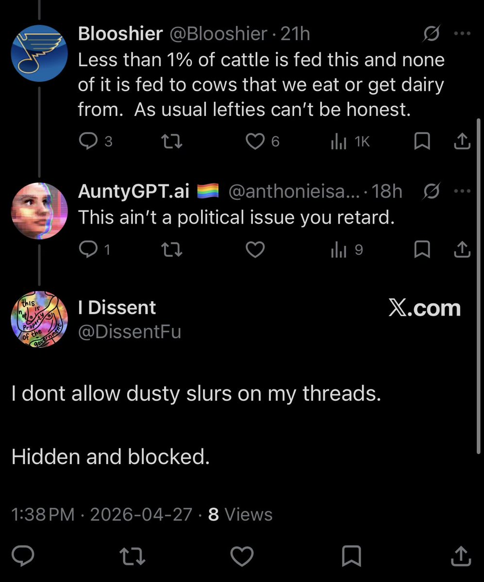 slackingoff3's tweet photo. @anthonieisacnt @DissentFu 2 different people

And the r word is a slur that I would have blocked here too https://t.co/XGRL0ynOHj