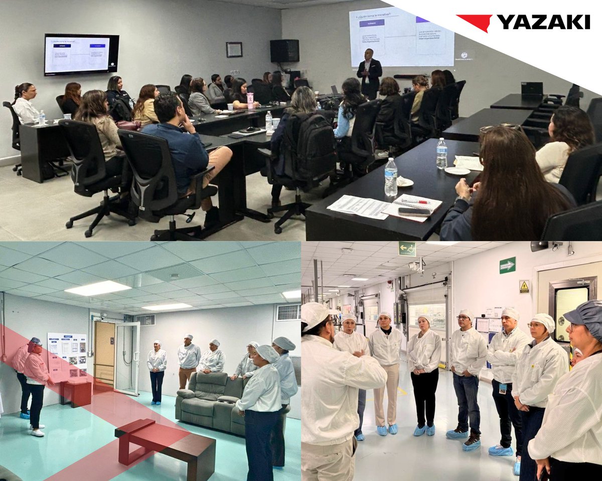 YazakiNA's tweet image. 🤝 Collaboration with the CLAUT #SocialResponsibility Committee strengthens insights from RISHIFT &amp;amp; a tour of key assembly areas, the visit strengthened dialogue around safety, #operationalexcellence &amp;amp; #continuousimprovement as drivers of lasting social impact across the region🌱