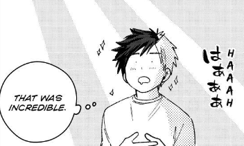 Food so good he forgot all his trauma