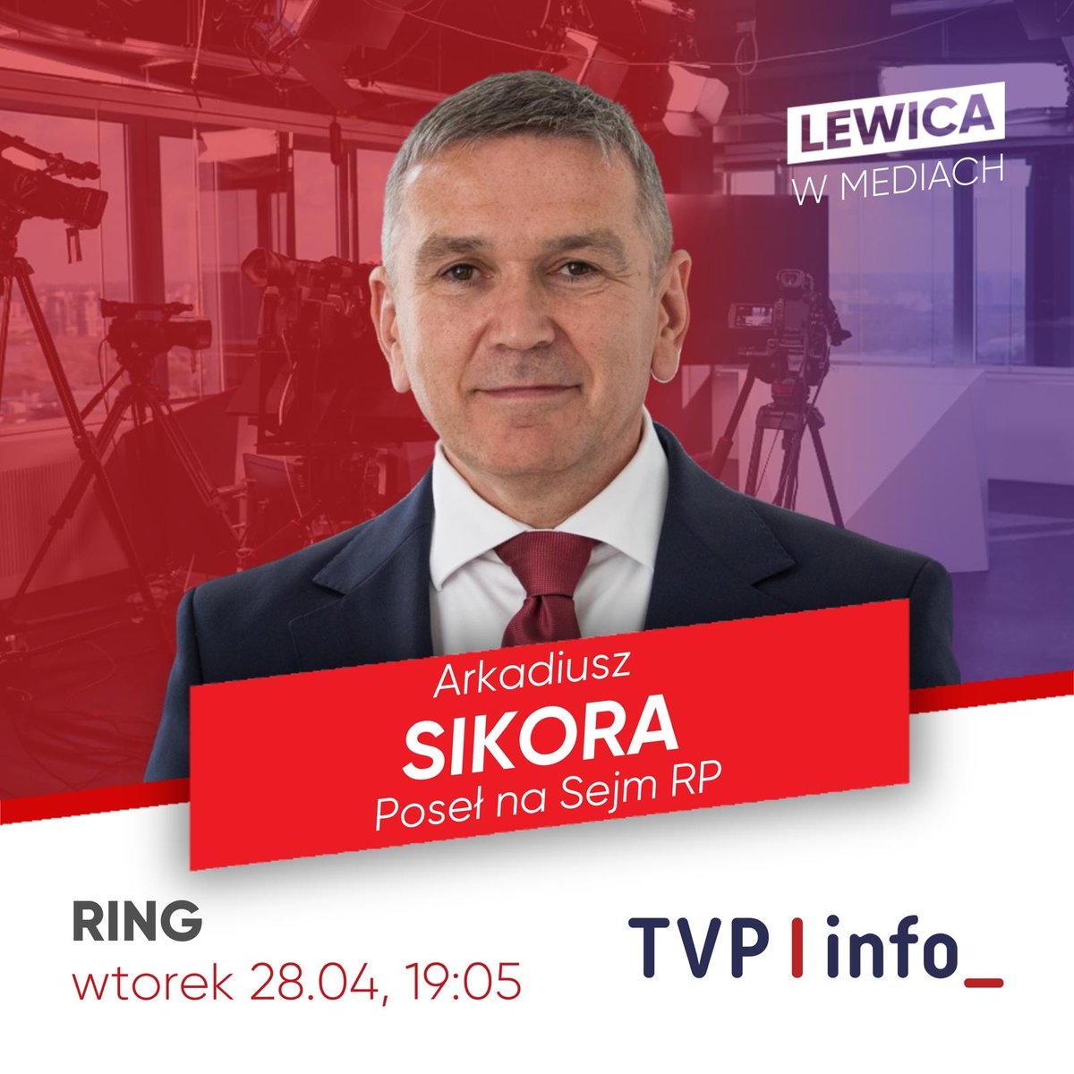 Zapraszam dzisiaj o 19.05 do TVP Info na program Ring 🚀🚀🚀
<a href="/__Lewica/">Lewica</a>