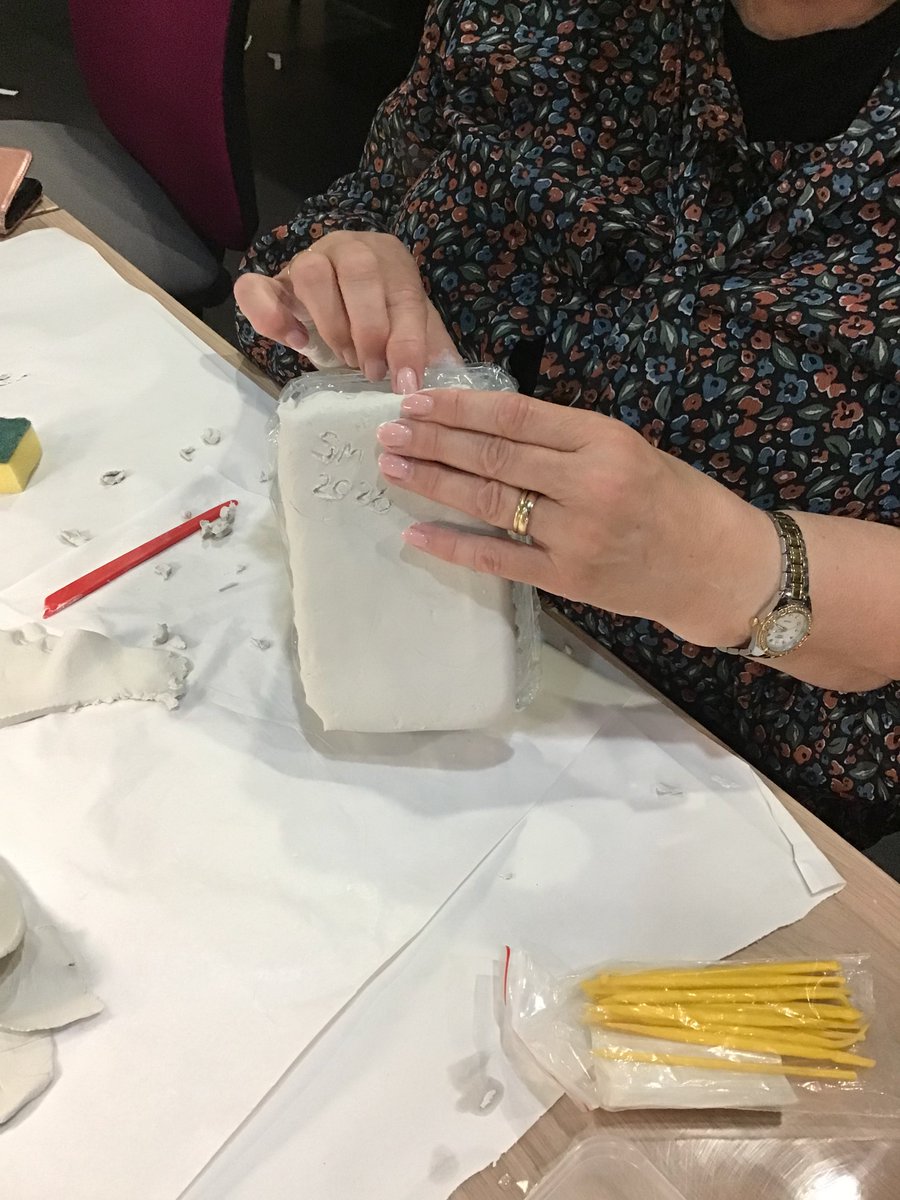 Rotherhamcreat2's tweet image. Week 3 Ceramics course. Our learners have been making coasters, trinket trays and bowls. Once they are dried, we will be decorating them in our final week. Lots of new skills today and a few challenges too. #awesomeadults #alwayslearning #newskills #wellbeing