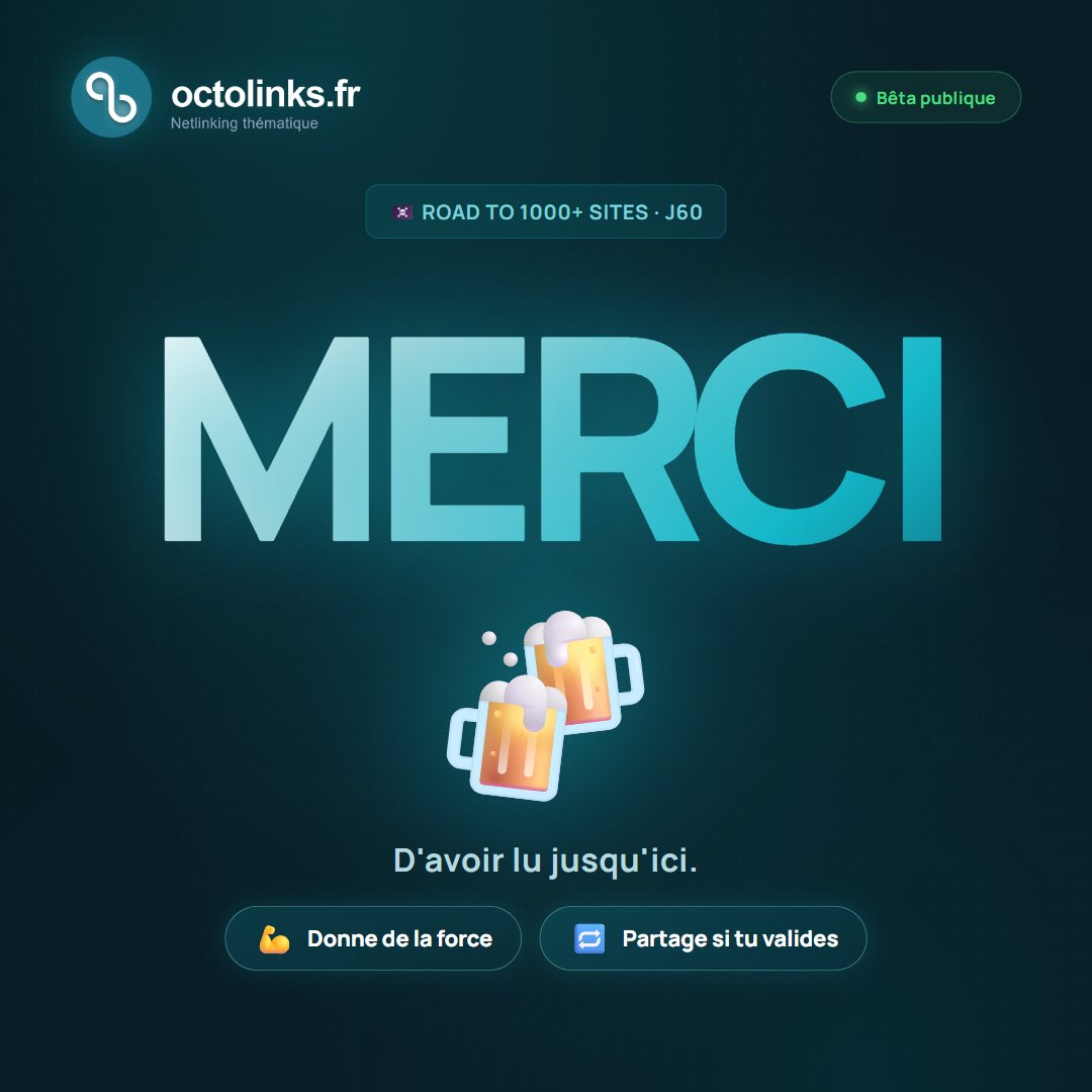 Thib | Octolinks.fr | Liens de quali à prix mini tweet media