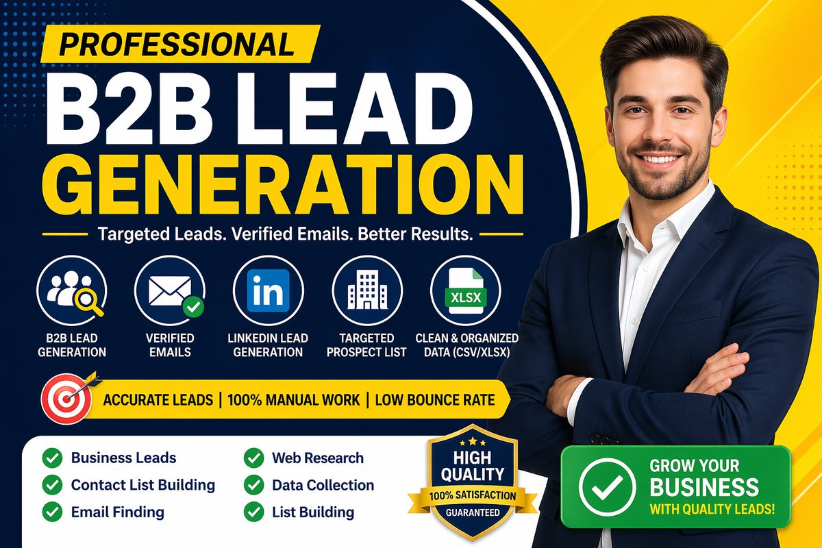 onlymdjihadbabu's tweet image. Struggling to find the right decision-makers for your business?

#B2BLeads #LeadGeneration #LinkedInLeads #SalesPipeline #Fiverr #ProspectList #BusinessGrowth