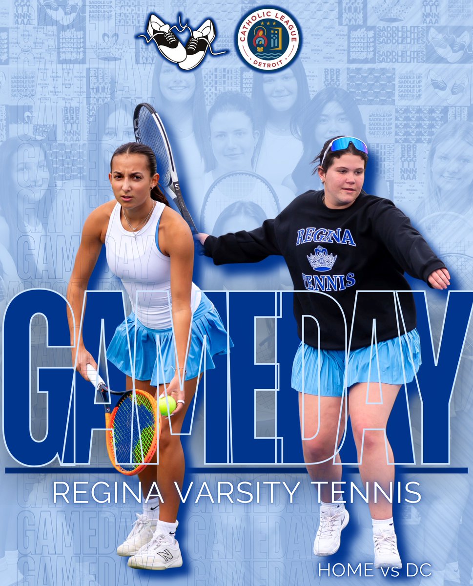 RHSSaddlelites's tweet image. ℝ𝔼𝔾𝕀ℕ𝔸 𝕧𝕤 𝔻𝕀𝕍𝕀ℕ𝔼 ℂℍ𝕀𝕃𝔻: 𝑻𝒆𝒏𝒏𝒊𝒔 𝑬𝒅𝒊𝒕𝒊𝒐𝒏👑🎾

Good luck to our Varsity/JV Tennis Teams in their CHSL match-up vs Divine Child!

⏰4:00 PM (JV after at 5:00pm)
📍HOME!!

#saddleup #rootsnotfruits #positivethoughts