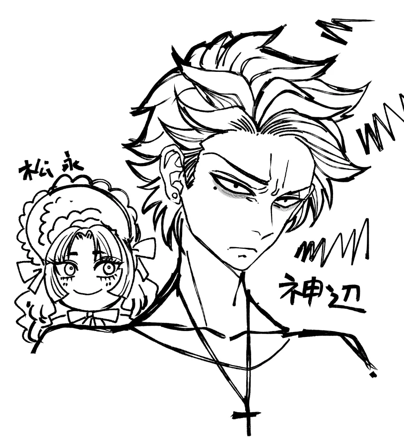 神辺、松永、高谷もちゃんとカラー描きたいですね 