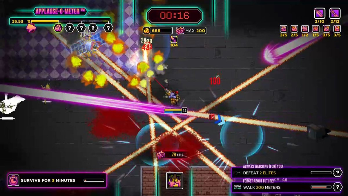 I am sharing Switch and Steam copies for Nuclear Gladiators 3000!

If you are interested, just let me know what platform in any way you prefer! 🎁

This is a bit different from the games I usually play, but since the announcement of Splatoon Raiders for Switch, I have been in the