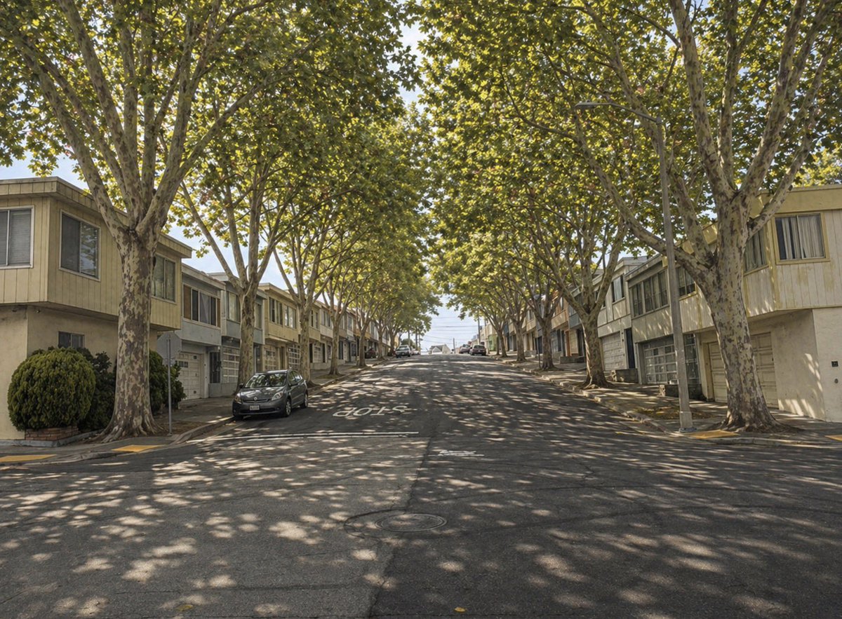 mattbaran's tweet photo. Trees vs. property value increases. Correlation or CAUSATION? https://t.co/kAMKXJTSTe
