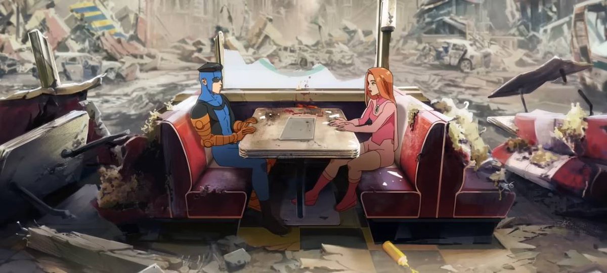 AndreyCouto's tweet image. Assisti três episódios da 4ª temporada da animação Invencível (Invincible) e caraca, que início de temporada arrasador!

A 4ª temporada saiu mês passado no Prime Video, estou no aquecimento para o jogo Invincible VS.

#Séries #Animação #Invencível #Invincible #PrimeVideo