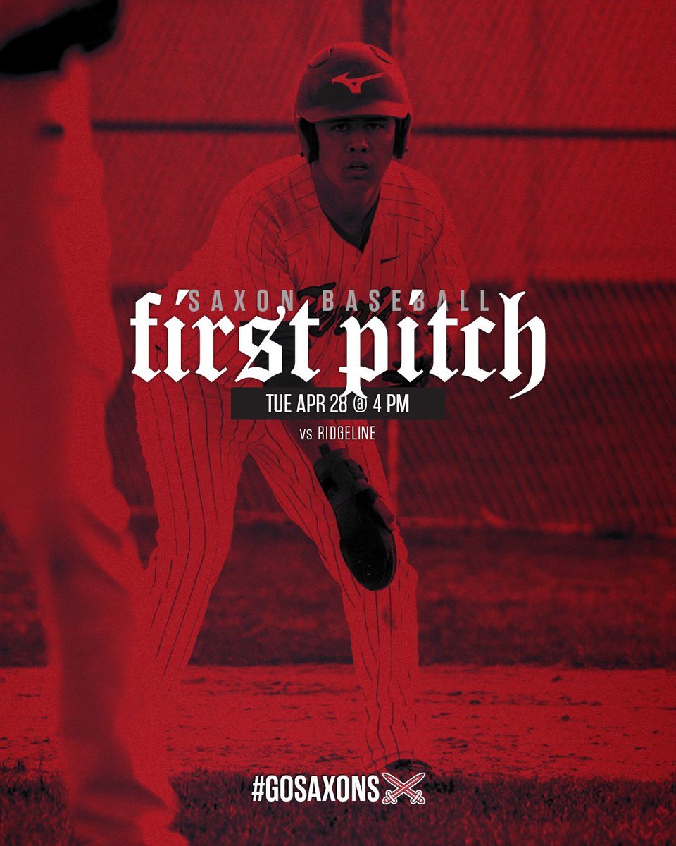 saxonsathletics's tweet image. Saxon ⚾️ is back on the Ferris Diamond today as they host Ridgeline at 4PM!

#spokane #baseball #gosaxons⚔️