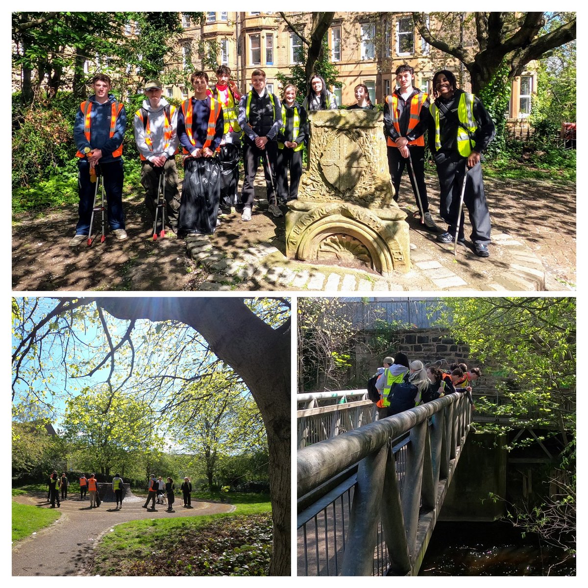 WOLCT's tweet image. On the places you'll go during an apprenticeship with @BaillieGifford.

For this group of 1st years it was into the river at St Marks for a wading clean up in the morning.  Then down to Leith in the afternoon for  a guided walk swapping stories for litter picking duties.
#CSR