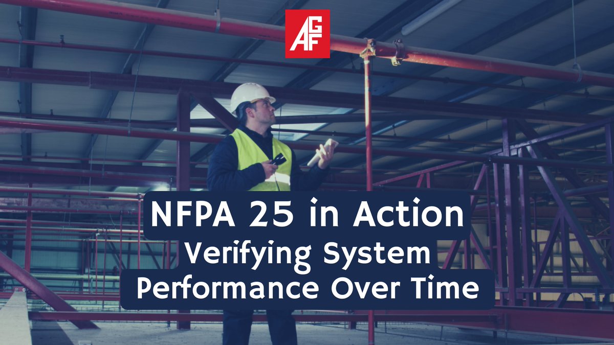 AGFMfg's tweet photo. NFPA 25 is fundamentally a standard of accountability. It requires that systems be inspected, tested, and maintained in a manner that produces verifiable, documented evidence of performance. Read AGF's April News to learn more. https://t.co/OiKE1RI8OM
#AGFManufacturing #fireprotection #firesprinklers #PropertyRisk #facilitymanagement #nfpa25 #sprinklerfitter