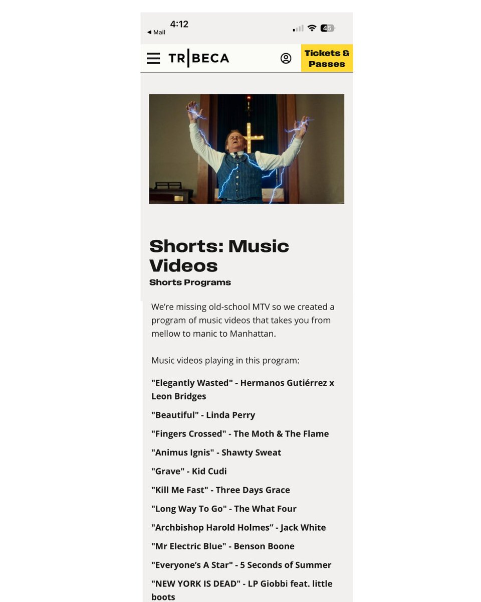 TheMothTheFlame's tweet photo. We are an official Selction at Tribeca Film Festival for our video for Fingers Crossed. You can get tickets this morning!
https://t.co/eJKRJjU5DB https://t.co/0ZWS5OKFhj