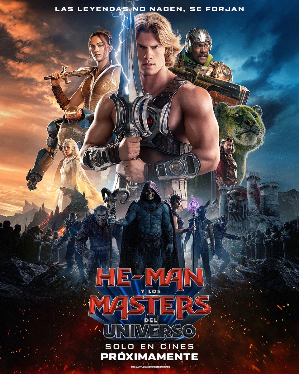 sonypictures_es's tweet photo. ¡Ellos son nuestros héroes legendarios y hoy es su día! ⚡️🗡️
#HeManYLosMastersDelUniverso, exclusivamente en cines 5 de junio. https://t.co/XJlUJFFdqM