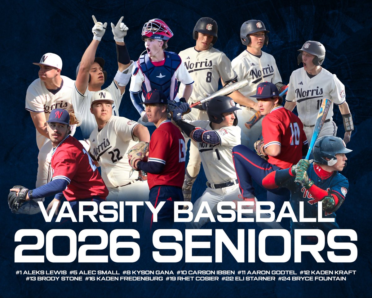 Norris_Baseball's tweet photo. Today we recognize our seniors for the time, effort, and commitment they’ve invested in our program. Their impact goes far beyond the field, and they’ve played a major role in shaping what it means to be a Titan. 

Thank you, Seniors!

T.I.T.A.N.S.

#Brotherhood https://t.co/xcBiUcMbWK