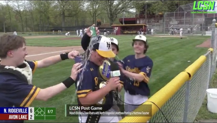 WOBLWDLWSPORTS's tweet photo. Postgame scenes for @baseballnrhs 
Following their 6-2 win at Avon Lake 4/27 https://t.co/x2ZUmMl29b