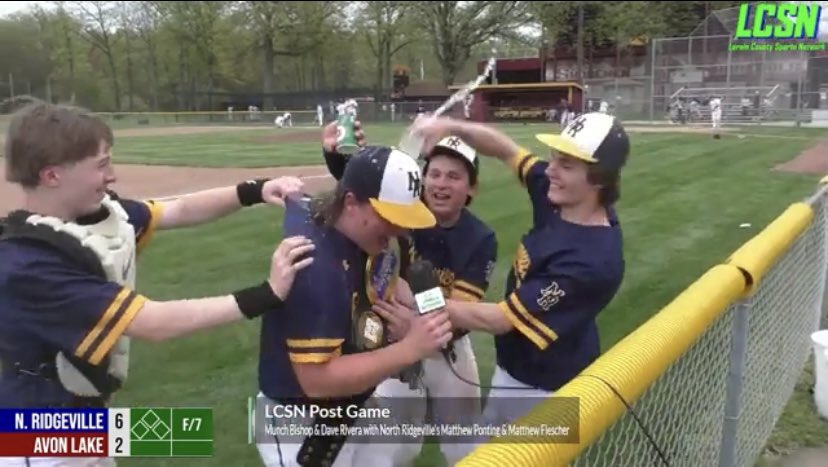 WOBLWDLWSPORTS's tweet photo. Postgame scenes for @baseballnrhs 
Following their 6-2 win at Avon Lake 4/27 https://t.co/x2ZUmMl29b