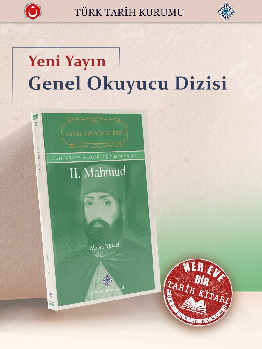 ttkgovtr's tweet photo. Genel Okuyucu Dizimizden II. Mahmud, Ahmet Yüksel imzasıyla okurla buluştu. 
İncelemek için: https://t.co/jcwToFcPCj
#TTKyayınları 
#TTKGenelOkuyucuDizisi https://t.co/gy9n7oUYKY