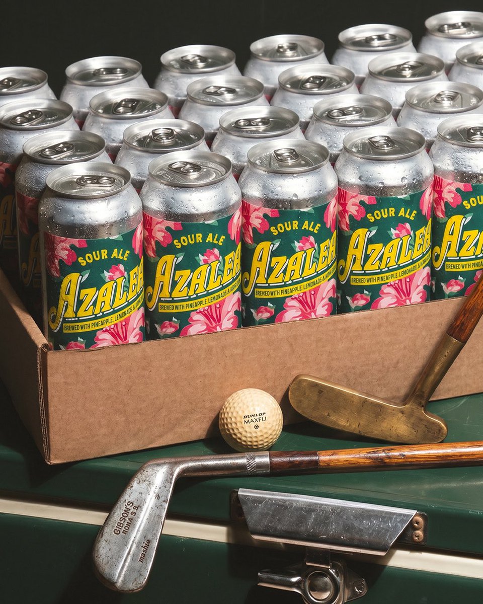 MagnifyBrewing's tweet photo. Azalea is back in Medford today, Fairfield tomorrow, and on our website for home delivery in NJ now!

This 6% sour is brewed with pineapple, lemonade and grenadine. https://t.co/mkqKmDJtq5