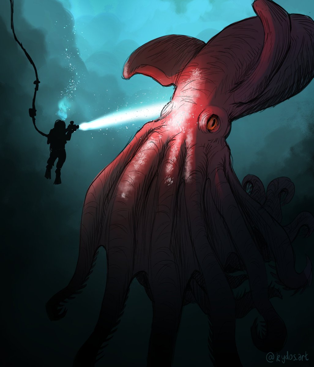 Snaxx_Art's tweet image. Nanaimoteuthis Haggarti #paleoart #nanaimoteuthis #octopus