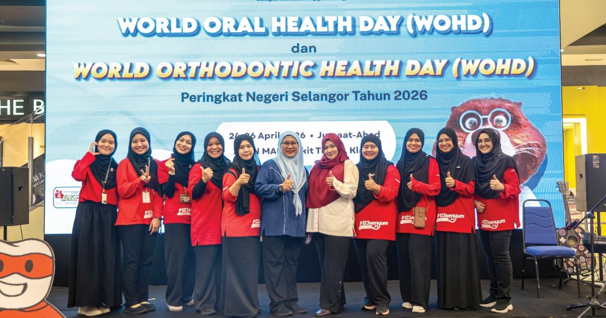 hmetromy's tweet image. #wm Bahagian Kesihatan Pergigian, Jabatan Kesihatan Negeri Selangor usaha memupuk kesedaran, pencegahan awal dan amalan penjagaan kesihatan pergigian dalam kalangan masyarakat

hmetro.com.my/WM/2026/04/135…