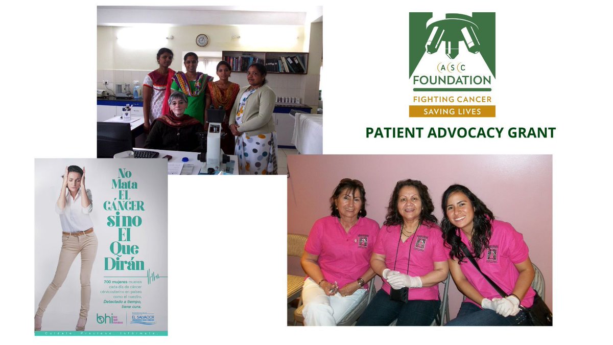cytopathology's tweet image. 💙 The ASC Foundation funds a Patient Advocacy Grant, this grant ($10,000) is for ongoing or new advocacy projects for patients with gynecologic and other cancers, or to educate patients on the need for effective screening programs.
buff.ly/MUvvA9F 
#cytopathology