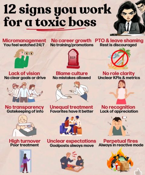 ElevenHert's tweet image. Not every bad day at work is “just stress.”
Sometimes, it’s a toxic environment.
If you’re constantly drained, undervalued, or confused — it’s not you. It’s the system.

Recognize the signs. Protect your peace.
#ToxicWorkplace #LeadershipMatters #WorkCulture #CareerGrowth