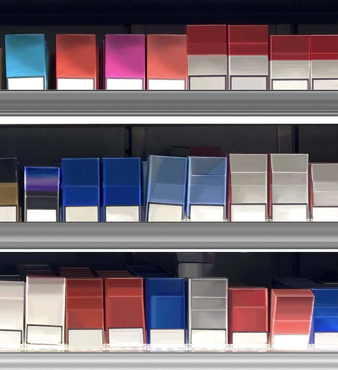 ReciklerkoCans's tweet image. 🚬 :(

A flawless brandless mockup of a cigarette shelf. Perfect for exploring visual identity, color-coding, and planogram efficiency.

stock.adobe.com/contributor/21…

#GraphicDesign #cigarette 
#PackagingDesign #RetailDesign #Planogram #Mockup #VisualIdentity #Brandless