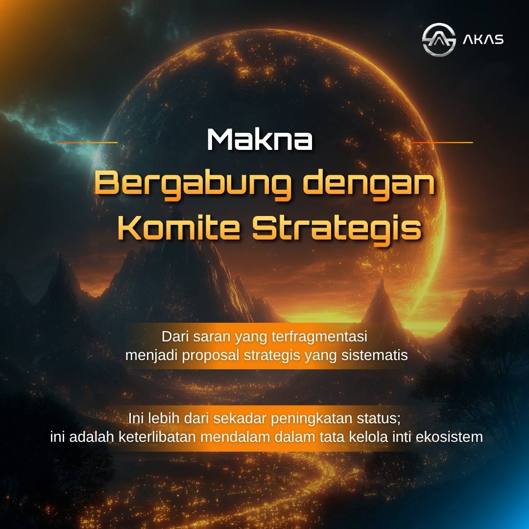 AKAS_IND's tweet image. Dari “pelaksana kode” menjadi “penentu aturan”!
📷 Di sini, setiap ide Anda akan terakumulasi menjadi proposal strategis yang terstruktur
📷 Dari peserta konsensus menjadi co-builder, ambil tempat Anda di Dewan Strategi 📷
#AKAS #DewanStrategi #Web3Governance #DAO #CoBuilder