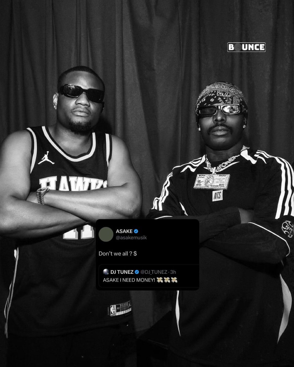 bouncenetworks's tweet image. M$NEY INCOMING 🚀✨

#asake #Bounce #Afrobeats