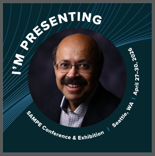 lucintel's tweet photo. We are pleased to announce that Dr. Sanjay Mazumdar, CEO of Lucintel, will be a featured speaker at SAMPE 2026. Here are the details:

📅 Tuesday, April 28

⏰ 12:00 PM

📍 SAMPE Spotlight Theater – Exhibit Hall G36 

Please visit: https://t.co/AuMxIO1kmx.

#SAMPE2026 #Composites https://t.co/N95Ahj5oBk