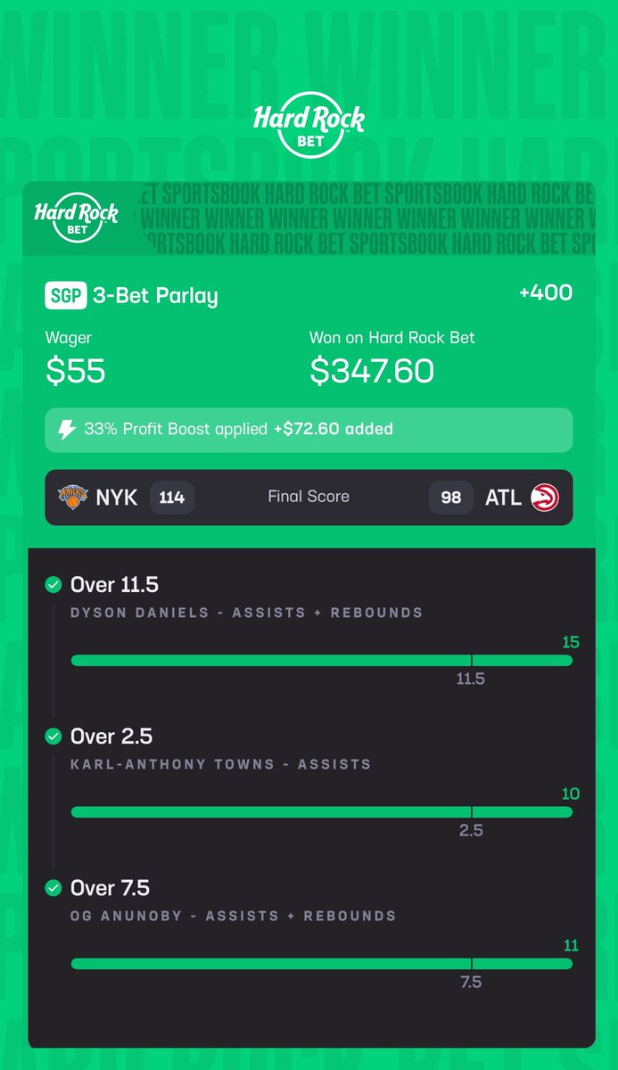 Dihpicks's tweet photo. Some personal green this week. https://t.co/wn3IBX5rmZ