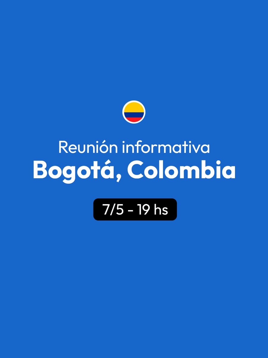 ¡La #UniversidadDePalermo va a tu país! 🇪🇨🇵🇪🇨🇴
Sumate a una reunión informativa presencial y conocé todo lo que necesitás saber sobre la UP y tu futura carrera online, presencial en Argentina o en modalidad combinada (online y presencial).

Registrate 📲 palermo.edu/latam
