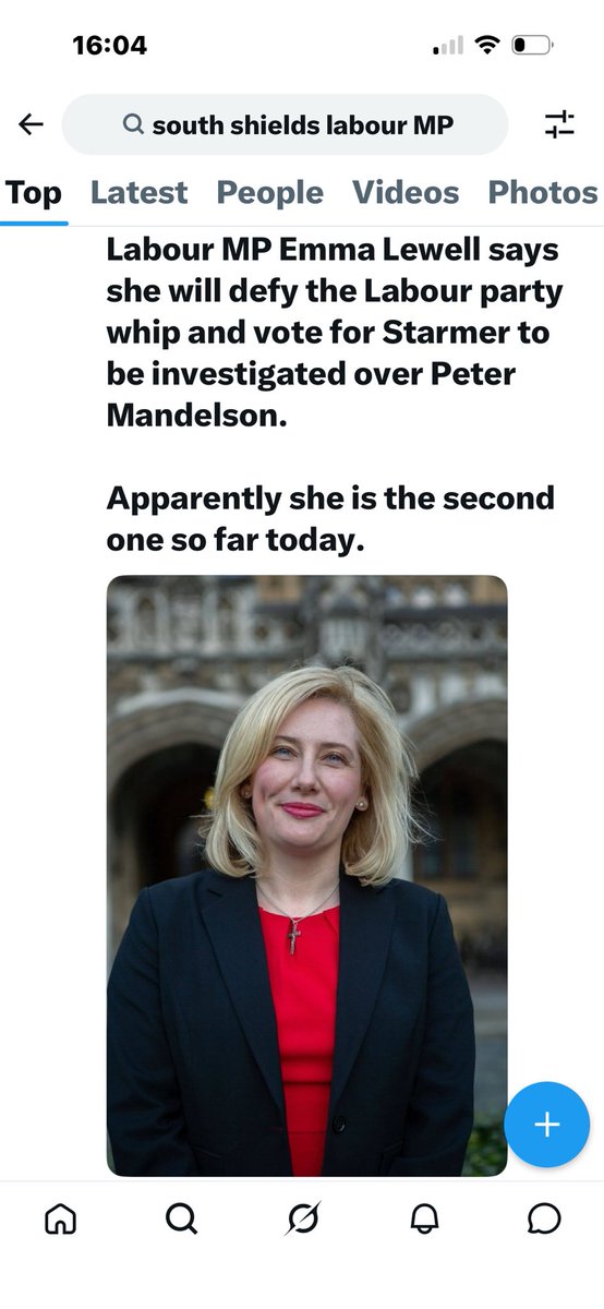johnbdavo's tweet photo. I normally vote Conservative. But if I lived in South Shields I would vote for this lady @EmmaLewell  an MP with integrity (good on her) https://t.co/Hht6xREhxO