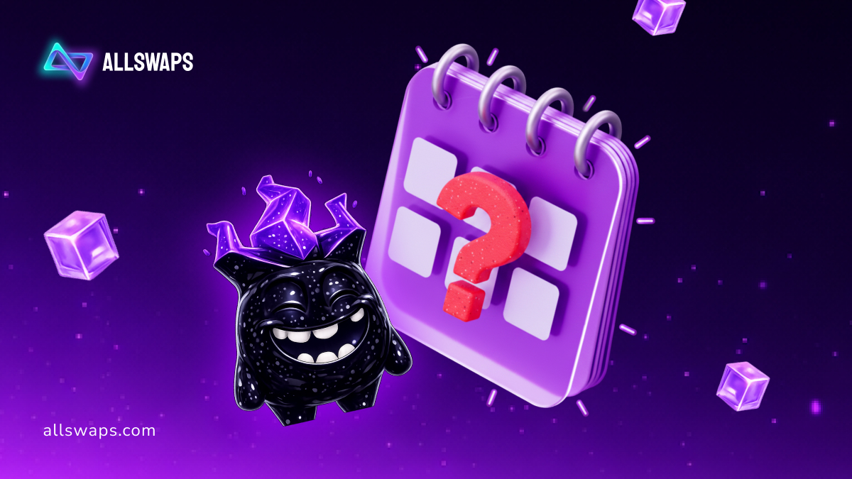 allswapscom's tweet photo. 🟣 Something massive is about to step into the arena...
Our team has been working tirelessly behind the scenes, and we’re now just moments away from the curtain-raiser.
We are ready to immerse you in the world of #Allswaps.
Trust us, it’s going to be a wild ride.
Tomorrow, we reveal the first piece of the puzzle.
25, 26, 27, 28, 29…. 1, 2, 3..