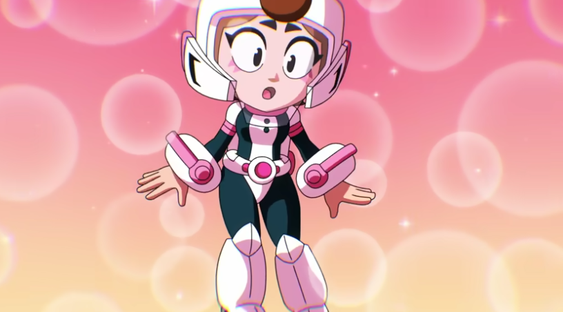 Ainhoaa_XD's tweet image. AWW! Fang likes Janet's outfit! 🥹💗
#Janet #Fang #JanetxFang #MyHeroAcademia