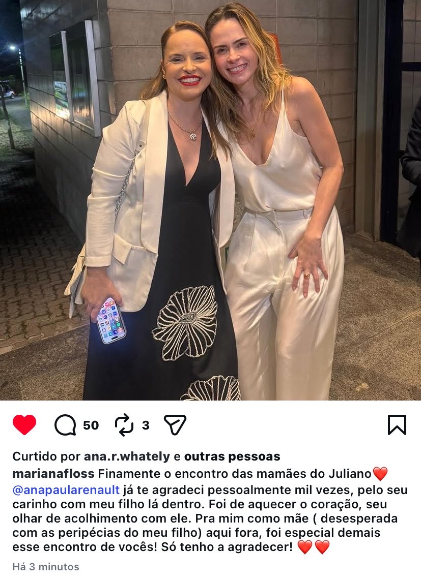 tuitslaura's tweet photo. texto que a mãe do july postou pra ana: “foi de 
aquecer o coração seu acolhimento com ele” https://t.co/8o4ZGNHT6f